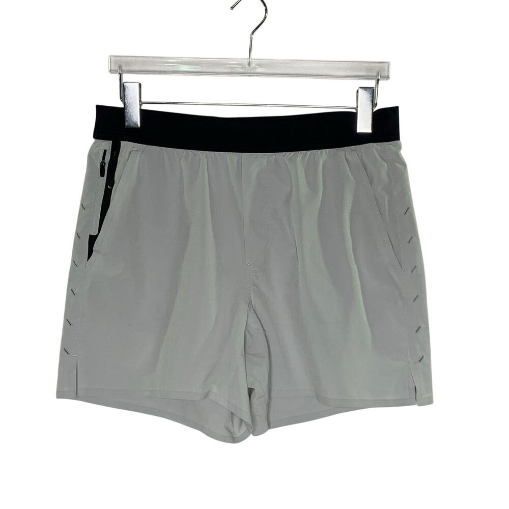 Ten Thousand Interval Shorts Micro-X L Stone Gray 5" Inseam Gym Running